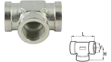HYDRAULISK TEE HUN-HUN 1/2