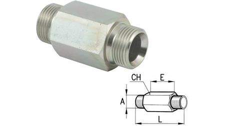 HYDRAULISK ADAPTER HAN-HAN 3/4
