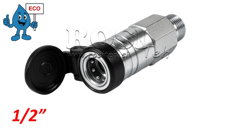 INNESTO RAPIDO TRATTORE FEMMINA 3CFPV PUSH - PULL 1/2 - ECO