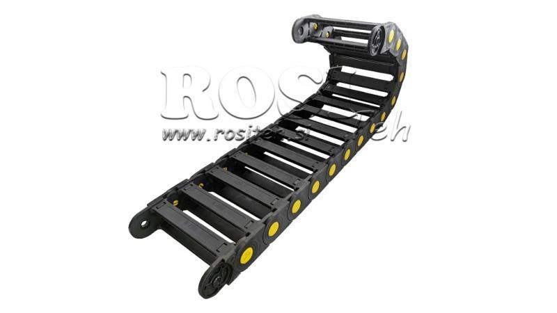 GUIDE KJEDE FOR HYDRAULISKE SLANGER CK40a (høyde 40mm-bredde 200mm)