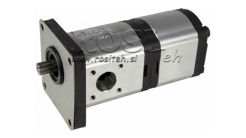 HYDRAULINEN PUMPPU TRAKTORILLE - OEM 87472285 - CNH SARJA T4 26 15 cc VASEN