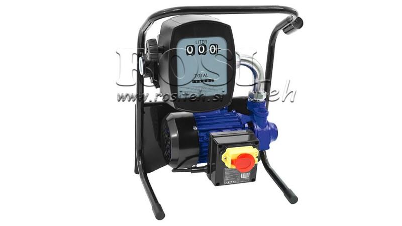 POMPĂ DE MOTORINĂ 600W 40 l/min CU CONTOR ȘI PISTOL DE DISTRIBUȚIE