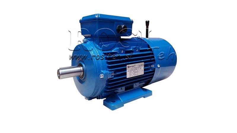 MOTOR ELECTRIC 11kW CU FRÂNĂ MSH160M-4_1460rpm 3Faze picioare-B3