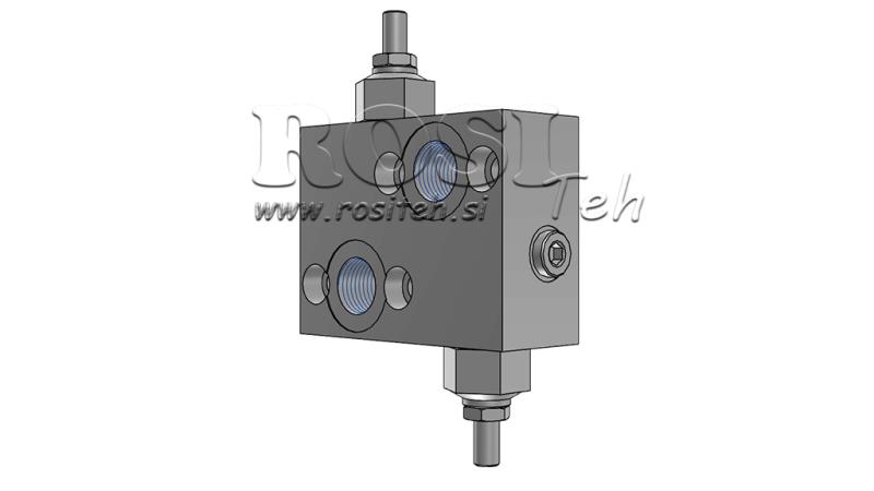 HYDRAULISK TRYCKREGULATOR 10-180 BAR FÖR HYDRAULISK MOTOR MP-MR-MH