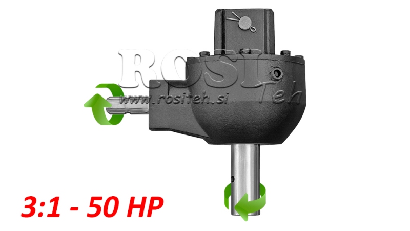 SZÖGHAJTÁS KSR50 3:1 (50HP-36,7kW)