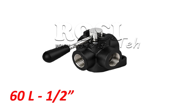 MANUELLE 4 WEGE VENTIL IF 1/2 - 60lit