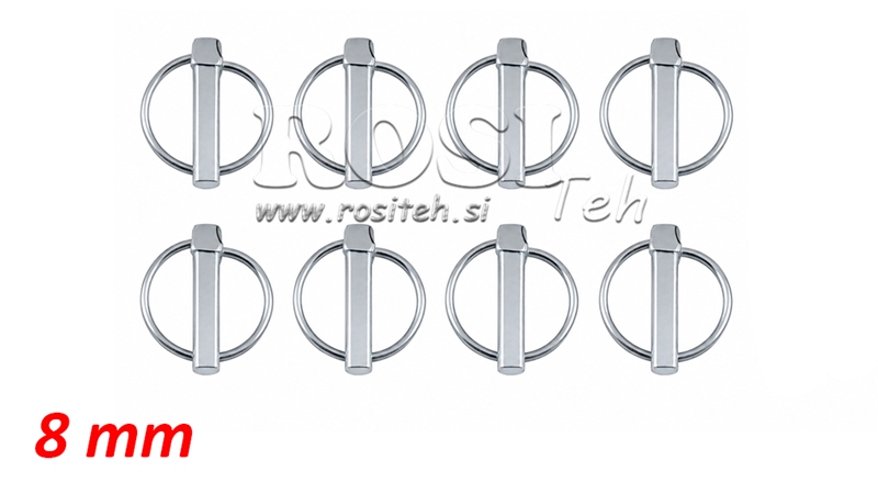 OREPINNE RUND 8 MM (8 STK)