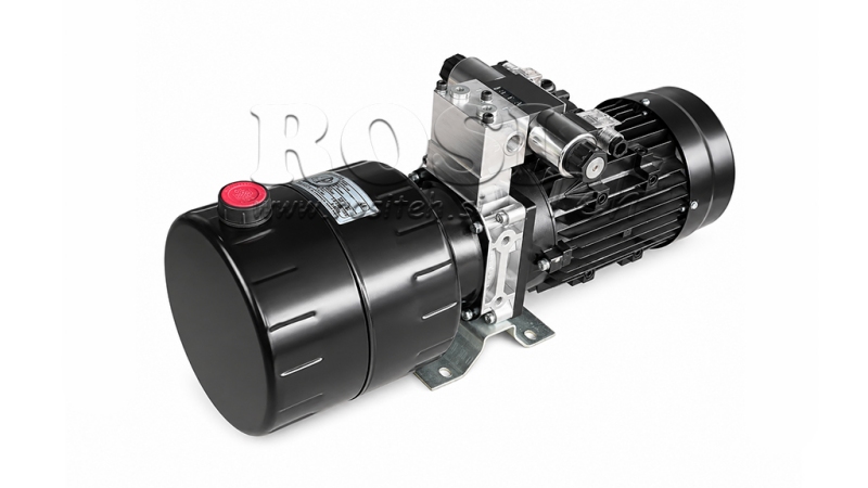 MINI HYDRAULICKÁ JEDNOTKA 380V AC (1,5 kW) - 5,8 cc - 8,2 lit/min - nádrž 6 lit