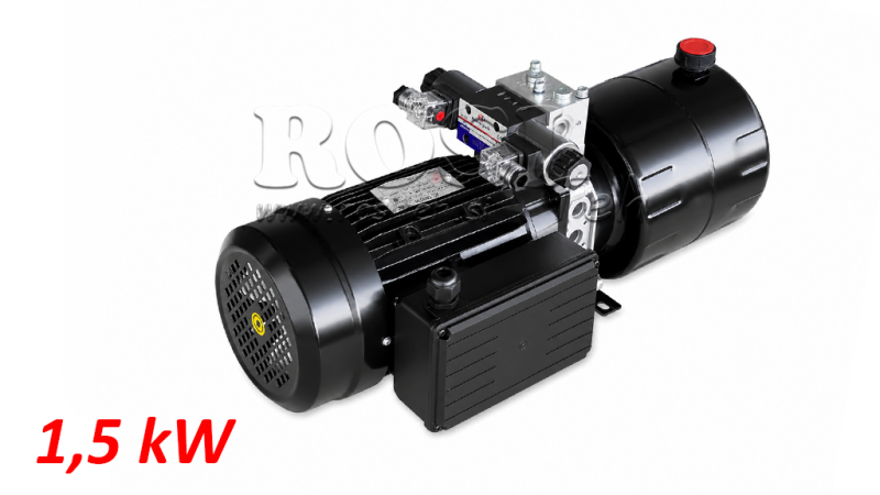 MINI HIDRAULISKĀ EĻĻAS DZESĒTĀJS 230V AC (1.5 kW) - 5.8 cc - 8.2 lit/min - tvertne 6 lit
