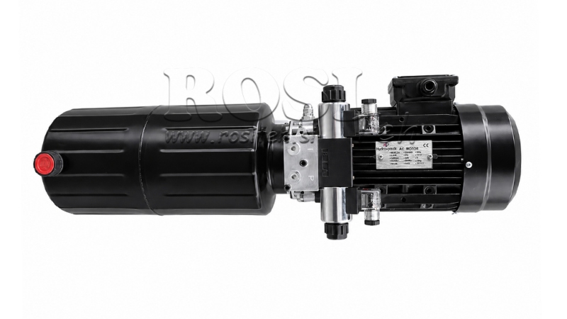 MINi HYDRAULIKAGGREGAT 380V AC (2,2 kW) - 8,0 cc - 11,2 lit/min - Tank 12 lit