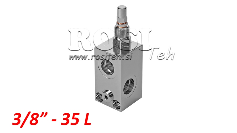 REGULATOR CIŚNIENIA HYDRAULICZNEGO VMP 3/8 100-350 BAR - 35LIT
