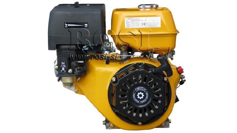 motor de gasolina EG4-420cc-9.6kW-13.1HP-3,600 RPM-H-KW25x88.5-arranque manual