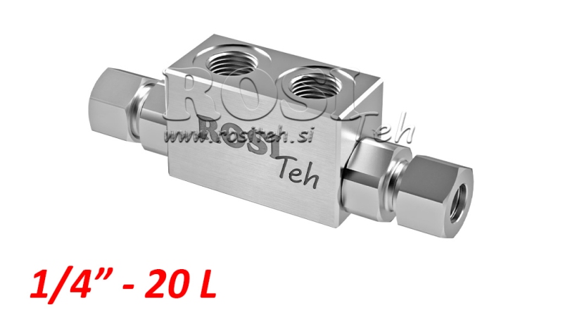 SPERRBLOCKVENTIL VBPDE 1/4 - 20 lit
