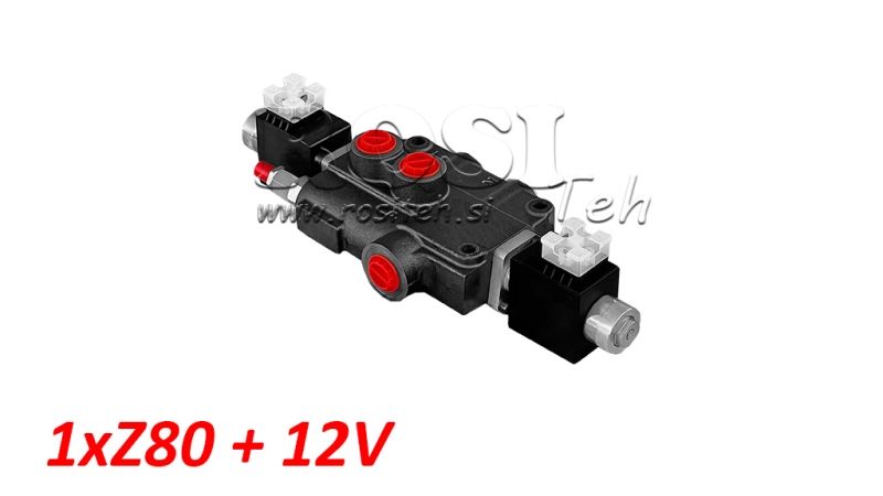 HIDRAVLIČNI VENTIL 1xZ80+12V DC
