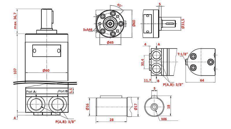 HYDROMOTOR MM 12.5 -lateral