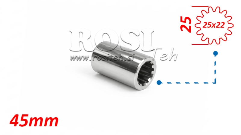 PTO GIR 25X22 14 TENNER D35 L45