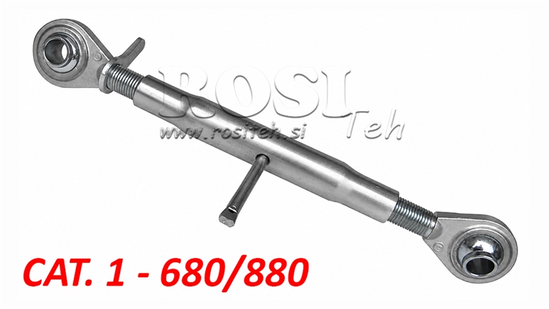 MEKANISK TOPPSTAG FOR TRAKTOR JUSTERBART KAT. 1 - M27X3 - 680/880
