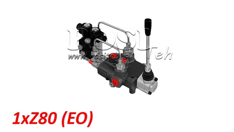 ELEKTRO-ROČNI HIDRAVLIČNI VENTIL MONOBLOK 1xZ80