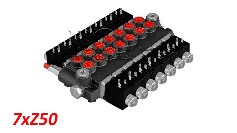 ELEKTROHYDRAULISK MONOBLOKKVENTIL 7xZ50
