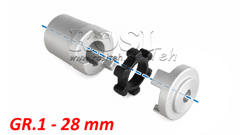 GUMMIKOBLING INNSATS ND11 (2.2-4KW) 28MM/GR1