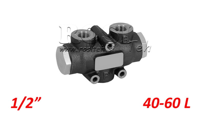 HÜDRAULINE JAOTUSKLAPP VOOG V01006 40 - 60 LIT - 1/2 - 250 BAR (MAX.300 BAR) V-EQ30