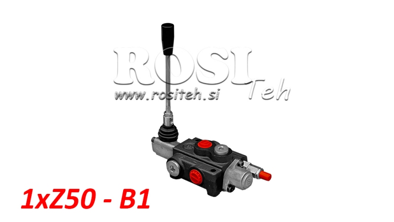 HIDRAULIČNI VENTIL 1xZ50 + JEDNOSMJERNI B1