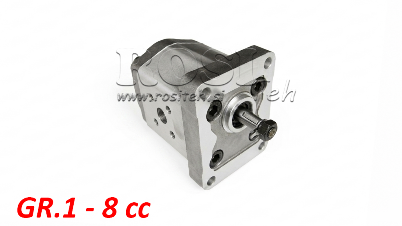 HYDRAULISK PUMPE GR.1 8.0 CC HØYRE - FLANSER
