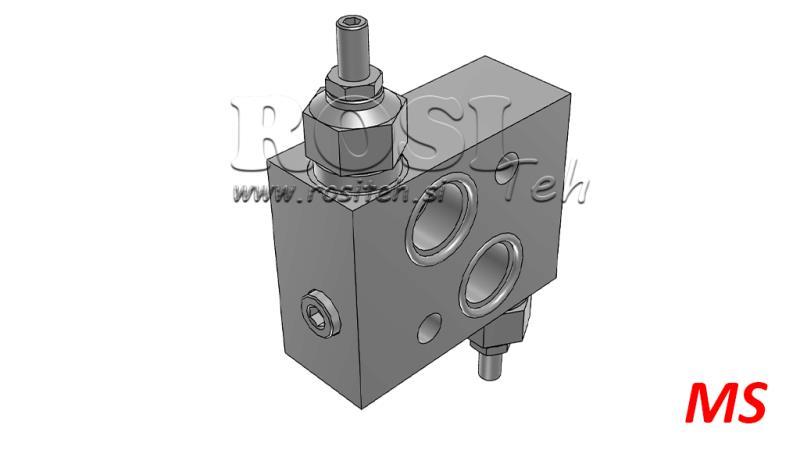 REGULATOR DE PRESIUNE HIDRAULICĂ 30-210 BAR PENTRU MOTOR HIDRAULIC MS