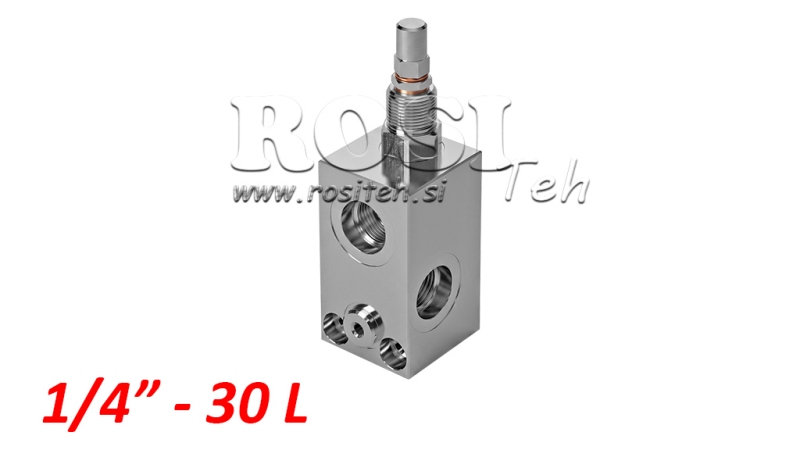 HYDRAULISK TRYKKREGULATOR VMP 1/4 10-180 BAR - 30LIT