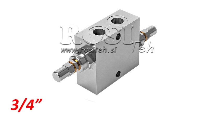 HIDRAULIKUS NYOMÁS REGULÁTOR KETTES VAU 3/4 10-180 BAR