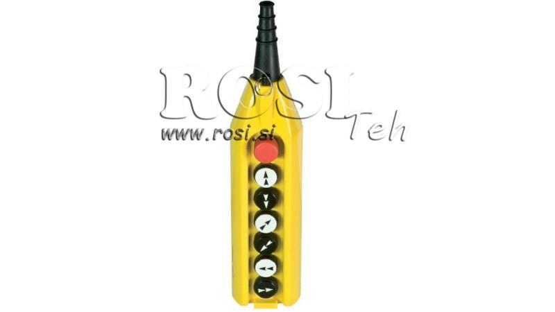 SET DI INTERRUTTORI REMOTI 6 PULSANTI IN INVOLUCRO SENZA CAVO