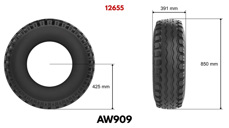 15.0/55-17 ANHÄNGERREIFE AW909 14pl