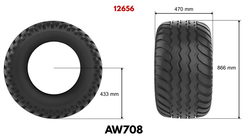 19.0/45-17 ANHÄNGERREIFE AW708 14pl