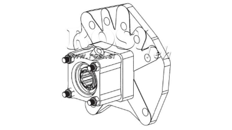 ИЗХОД ЗА ХИДРАВЛИЧНА ПОМПА - MERCEDES G100