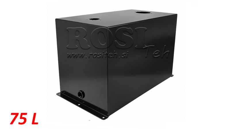 METALINIS TANKAS 75 LITRAI KUBAS 400X355X600MM PARUOŠIMAS GRĄŽINIMO FILTRUI