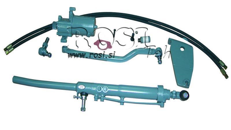 AUXILIÁRNY HYDRAULICKÝ RIADIACI SET MASSEY FERGUSON 185 1 Diera Držiak