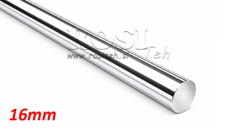 KROMMET STANG FOR HYDRAULISK SYLINDER C45 - 16mm (1000mm)