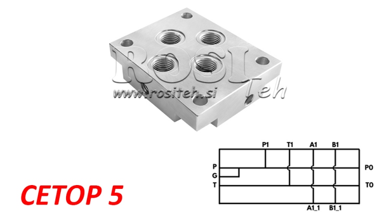 CETOP5 SOCKEL NG10 1M