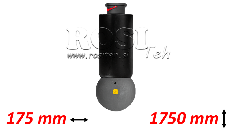 CILINDRU TELESCOPIC - MEILLER KIPPER 5 EXTENSII 175MM - 15 TON CĂLIREA 1750MM