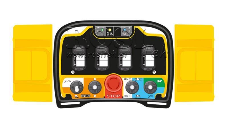 RADIO DIAĽKOVÉ OVLÁDANIE - PROPORCIONÁLNE - ZEUS2 M4 10013 Štandard