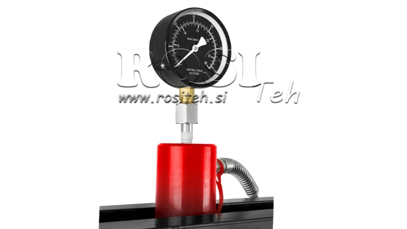 HYDRAULISCHE WERKSTATTPRESSE FÜR LAGER 20T - Doppelpumpe