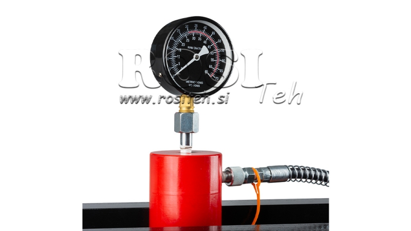 HYDRAULISCHE WERKSTATTPRESSE FÜR LAGER 30T - Doppelpumpe