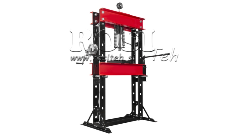 VERKSTAD HYDRAULISK PRESS FÖR LAGER 50T - två hastigheter