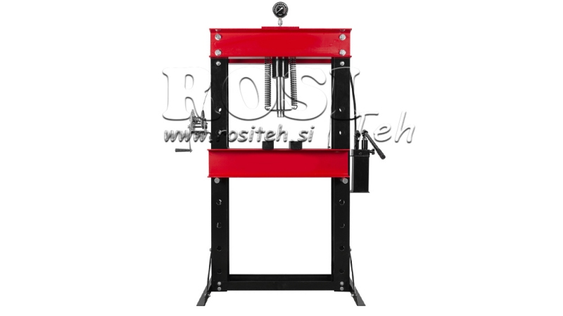 VERKSTAD HYDRAULISK PRESS FÖR LAGER 50T - två hastigheter