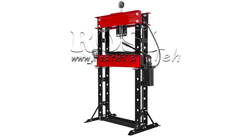 VERKSTAD HYDRAULISK PRESS FÖR LAGER 50T - två hastigheter