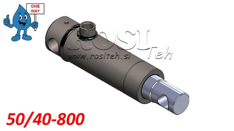 VÉRIN HYDRAULIQUE SIMPLE EFFET 50/40-800