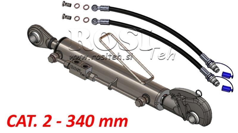 HYDRAULISK TOPPSTAG MED FANGHAKE OG KULELEDD AUTOMATIC - CAT. 2 - 63/35-340 (45-95 HP) (25,4 mm)