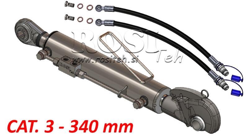 TERZO PUNTO IDRAULICO CON GANCIO RAPIDO AUTOMATICO - CAT. 3 - 80/40-340 (90-210 HP) (25,4 mm)