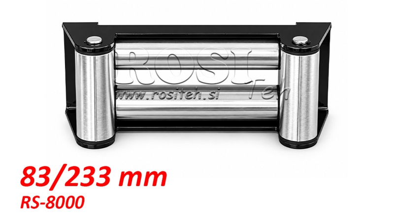 RULLEFØRING FOR STÅLWIRE (RS-8000) - 83 x 233 mm
