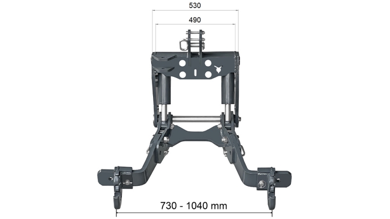 FRONT HYDRAULIKK UNIVERSAL KIT FLEX 2KAT FOR TRAKTOR 1500KG